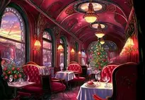 christmas orient express festive wallpaper