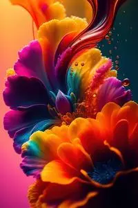 colorful flowers blaze phone wallpaper