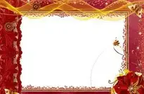 Crimson Red Color Photo Frame