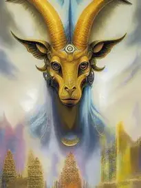 deity urban fantasy phone wallpaper