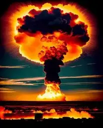 explosion fire nuclear boom bomb phone wallpaper