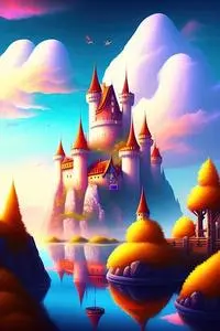 Free Castle illustration and picture phone wallpaper