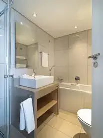 Hotel Bathroom Interior phone wallpaper