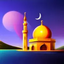 mosque islam islamic muslim moon wallpaper