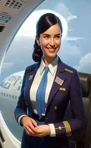 woman pilot smiling phone wallpaper