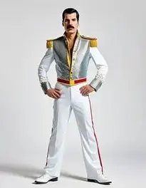 Freddie Mercury Outfit face swap