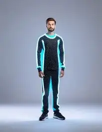 Glow Stick Figure face swap