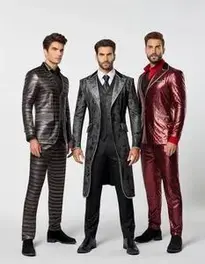 Male Trio Halloween Costumes face swap