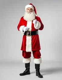 Majestic Santa Suit face swap