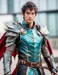 Male Dragon Cosplay face swap
