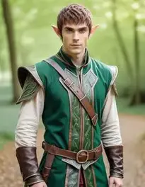 Male Wood Elf Cosplay face swap