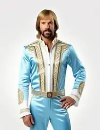 Mens Abba Fancy Dresss face swap