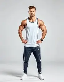 Mens Workout Clothes face swap