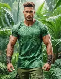 Jungle Costume Men face swap