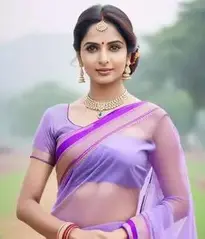 Indian Woman Bride Saree, Jewelry, face swap