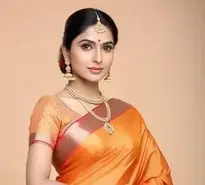 Indian Woman Bride Saree, Jewelry, face swap