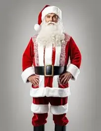 Vintage Santa Suit face swap