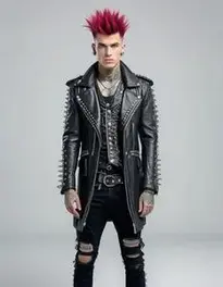 Punk Costume Men face swap
