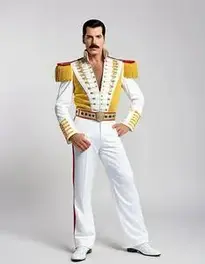 Queen Freddie Mercury Fancy Dress face swap