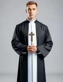 Priest Costume Men face swap
