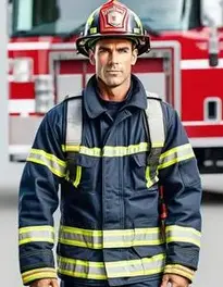 Fireman Costume For Men face swap