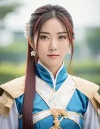 Asian Cosplay Woman face swap