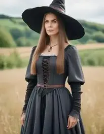 Authentic Witch Dress face swap