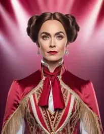 Bearded Lady Greatest Showman face swap