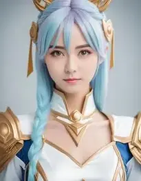 Beautiful Cosplay Woman face swap