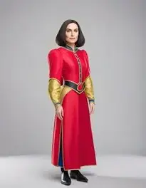 Female Lord Farquaad face swap
