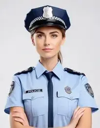 Female Police Fancy Dress face swap