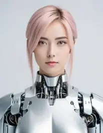Female Robot Cosplay face swap