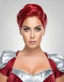Full Figured Woman Halloween face swap