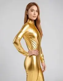 Gold Catsuit face swap