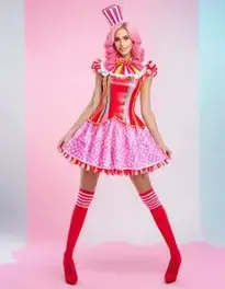 Candyland Costume For Woman face swap