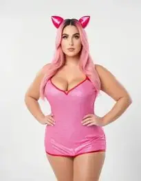 Curvy Woman Halloween face swap