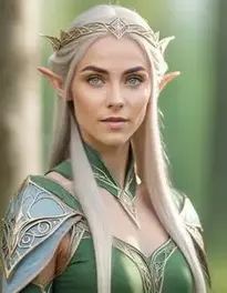 Elven Costume Woman face swap