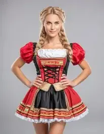 German Beer Costume Female face swap