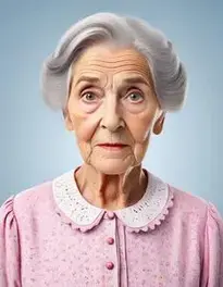 Granny Dress face swap