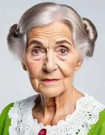 Granny Fancy Dress face swap