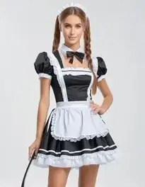 High Quality French Maid Outfit face swap
