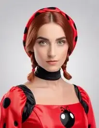 Ladybird Fancy Dress face swap