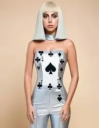 Poker Face Fancy Dress face swap