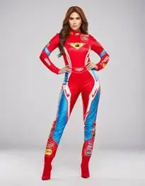 Lightning Costume Woman face swap
