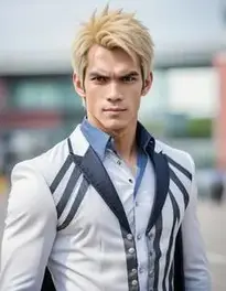 Cosplay Garou face swap