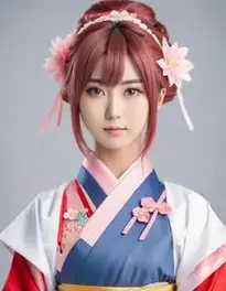 Japanese Cosplay Woman face swap