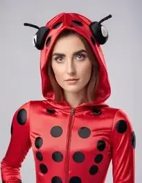 Ladybird Fancy Dress Adults face swap