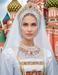 Russian Costume Female face swap