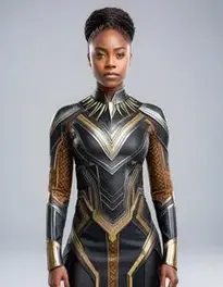 Wakanda Costume Female face swap