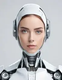 Woman Robot face swap